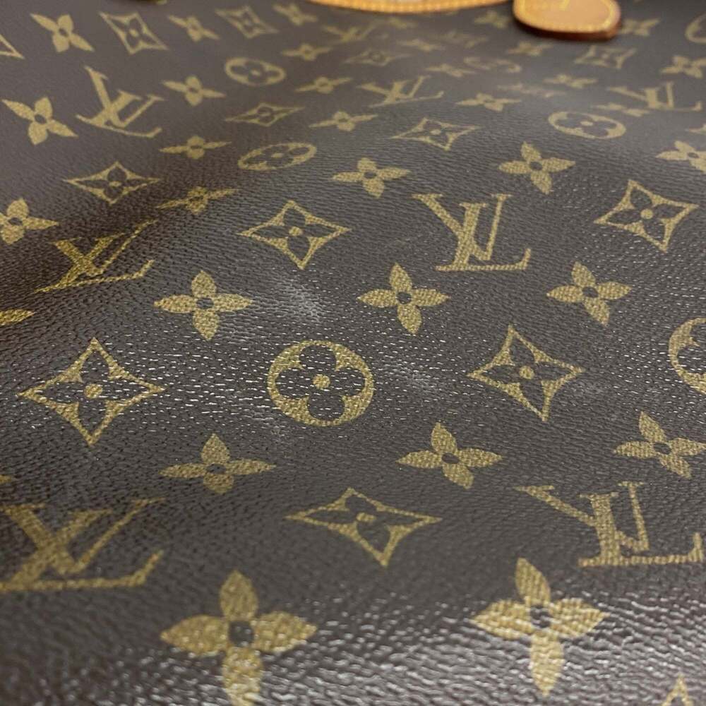 Louis Vuitton Monogram Canvas Tote with Tan Trim - Picture 7 of 14